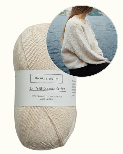 Sweater No. 95 | perfect summer sweater made from Le Petit Organic Cotton by Biches & Bûches