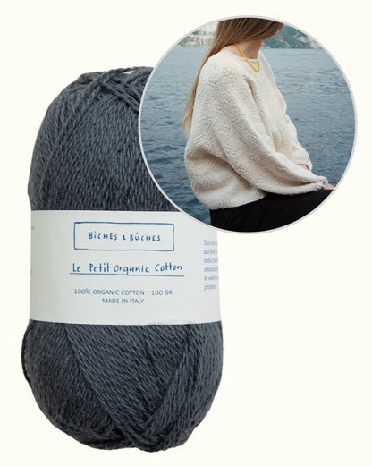 Sweater No. 95 | perfect summer sweater made from Le Petit Organic Cotton by Biches & Bûches