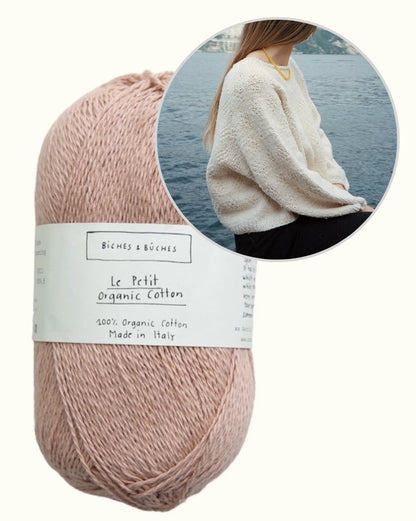 Sweater No. 95 | perfect summer sweater made from Le Petit Organic Cotton by Biches & Bûches