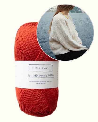 Sweater No. 95 | perfect summer sweater made from Le Petit Organic Cotton by Biches & Bûches