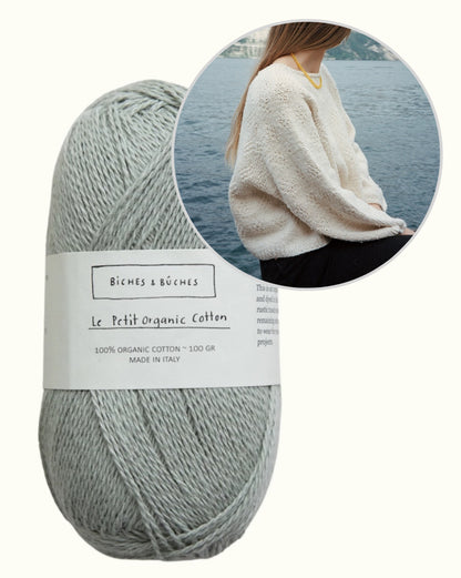 Sweater No. 95 | perfect summer sweater made from Le Petit Organic Cotton by Biches & Bûches