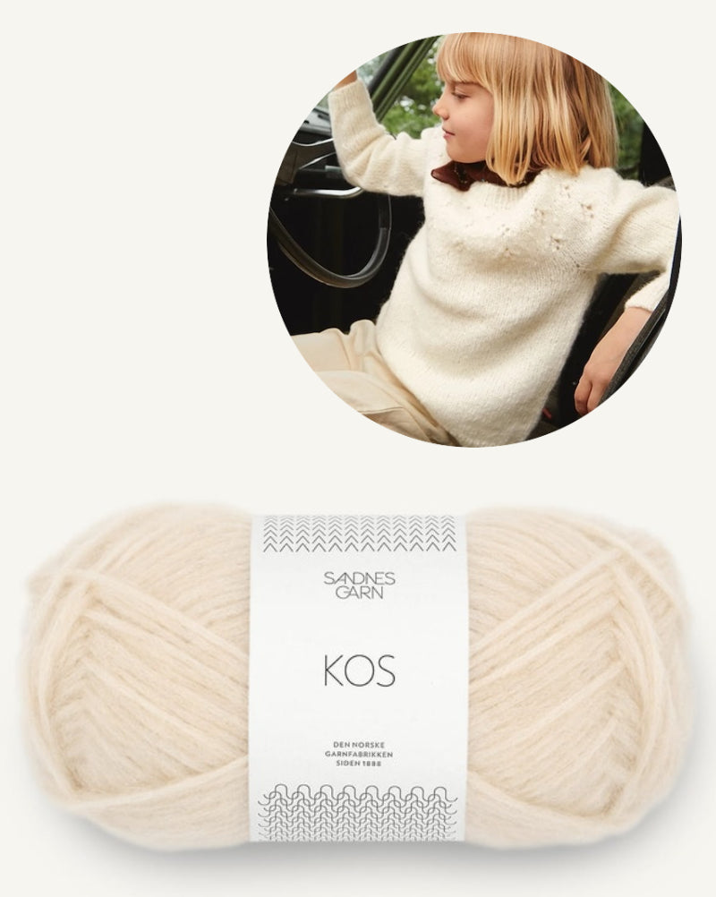 Sandes Einzelanleitung Mykt til Barn, Sweet Pea Sweater Junior aus Kos 7