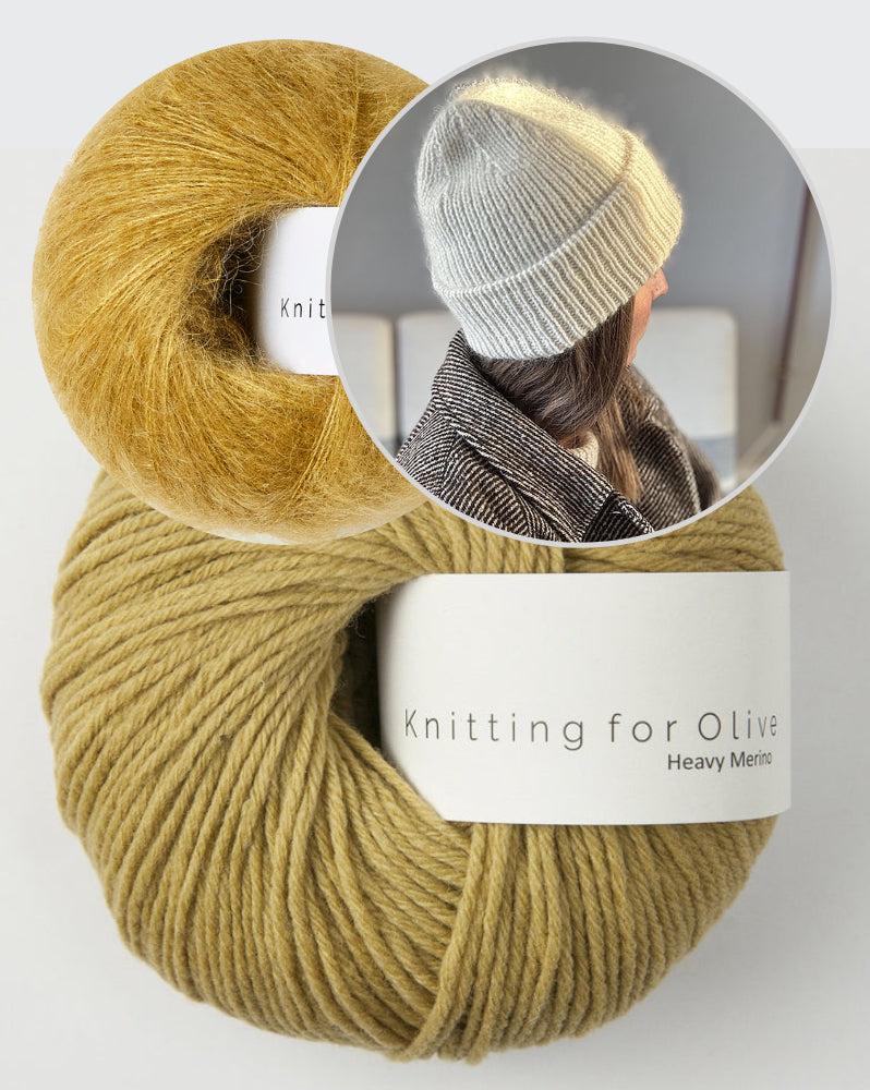 Other Loops Swirl Loop Beanie mit Heavy Merino und Soft Silk Mohair von Knitting for Olive 7
