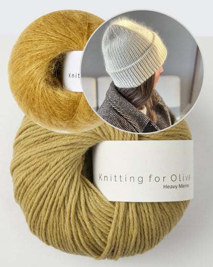 Other Loops Swirl Loop Beanie mit Heavy Merino und Soft Silk Mohair von Knitting for Olive 7