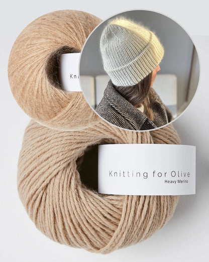 Other Loops Swirl Loop Beanie mit Heavy Merino und Soft Silk Mohair von Knitting for Olive 8