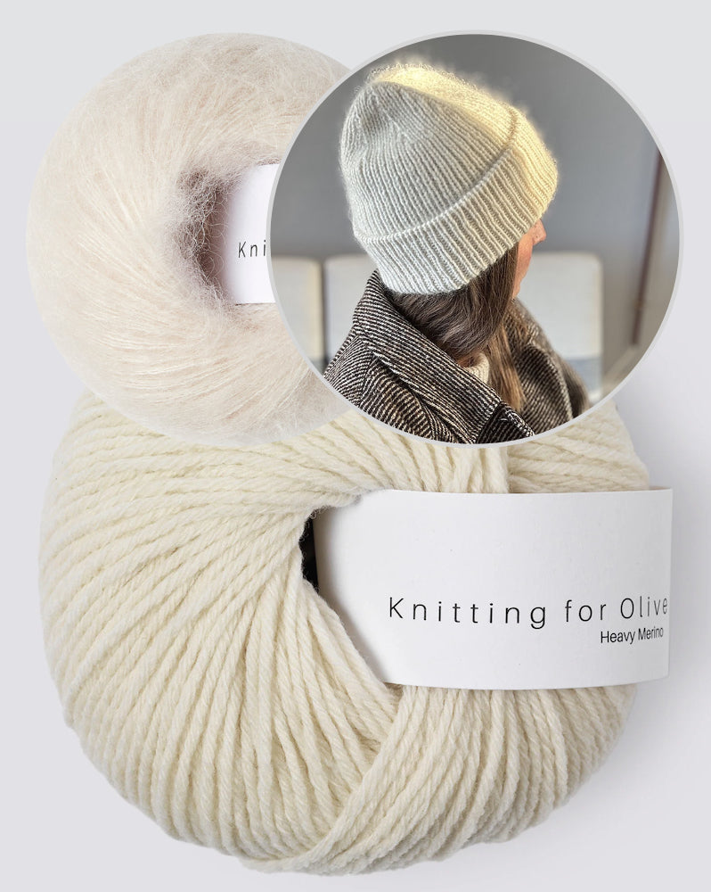 Other Loops Swirl Loop Beanie mit Heavy Merino und Soft Silk Mohair von Knitting for Olive 9