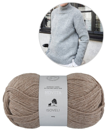 Syli Sweater | with free instructions from Isovelli from Novita 
