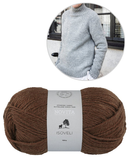 Syli Sweater | with free instructions from Isovelli from Novita 