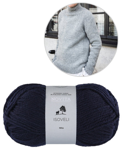 Syli Sweater | with free instructions from Isovelli from Novita 