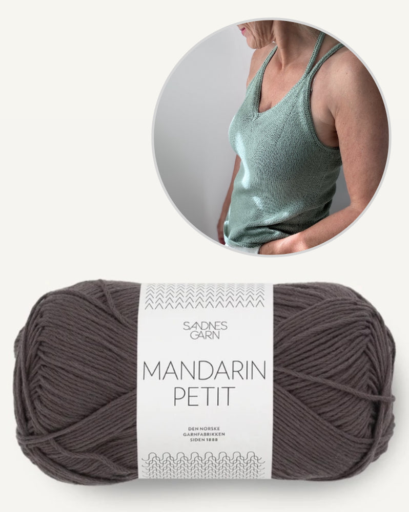 Hinterm Stein Tagliolini Top mit Mandarin Petit von Sandnes Garn 13