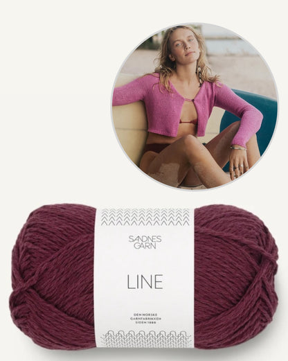 Talia Cardigan | zartes Jäckchen aus Line von Sandnes Garn