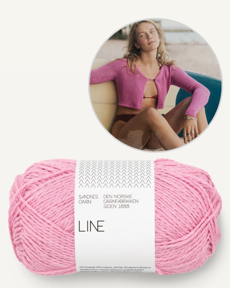 Talia Cardigan | zartes Jäckchen aus Line von Sandnes Garn