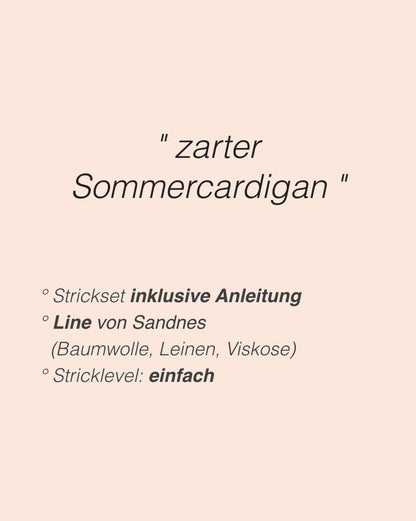 Talia Cardigan | zartes Jäckchen aus Line von Sandnes Garn