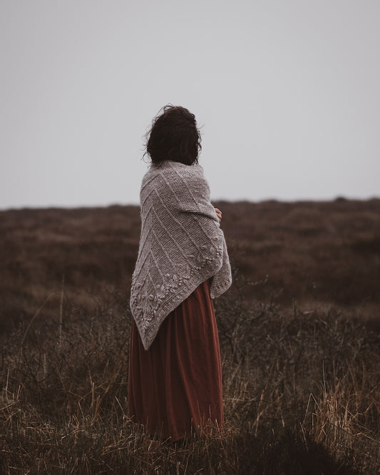 Moorland Shawl | oprindeligt smukt sjal af Plötulopi fra Lopi Island