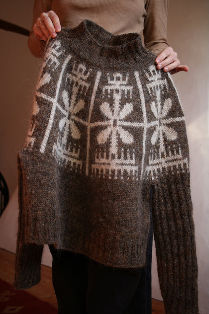 Yardana Pullover | Blüten Norweger mit Plötulopi von Lopi Island