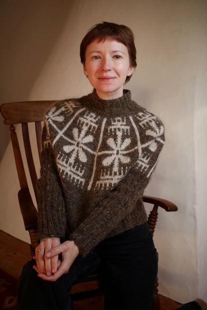 Yardana Pullover | Blüten Norweger mit Plötulopi von Lopi Island