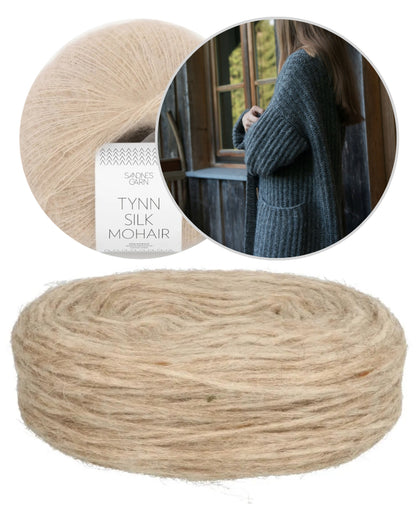 Ulvenknit The Chunkigan mit Plötulopi von Lopi Island und Tynn Silk Mohair von Sandnes Garn 14