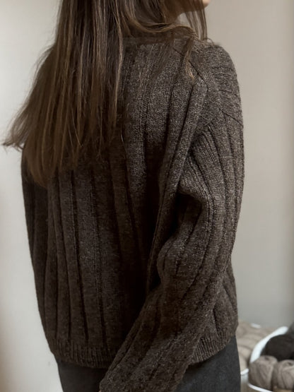 The Boston V-Neck | aus reinem Kaschmir mit Bio Cashmere 6/28 von Pascuali