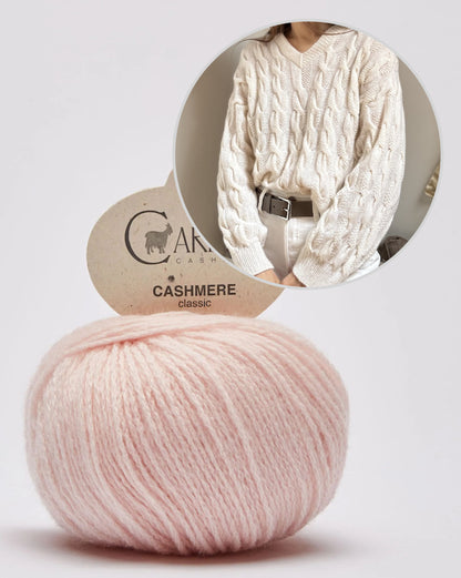 The Knitonomy Pearl | extra weich aus Classic Cashmere von Cardiff