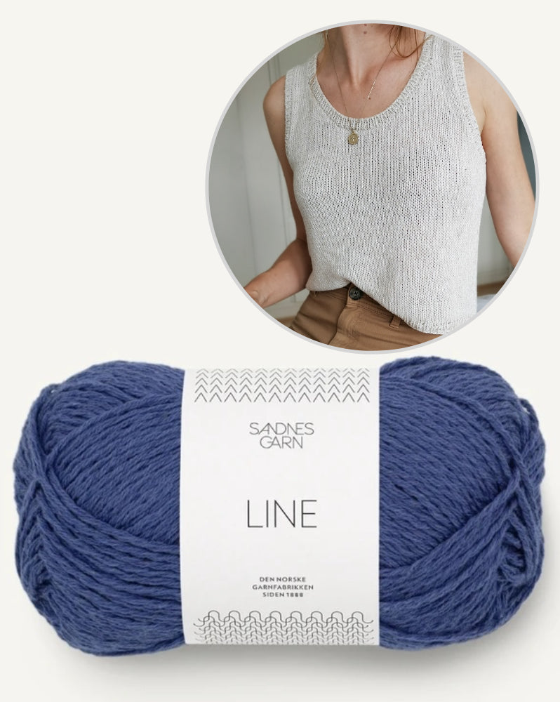 Paula-m Thea Top mit Line von Sandnes Garn 14