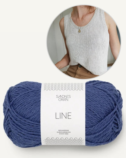 Paula-m Thea Top mit Line von Sandnes Garn 14