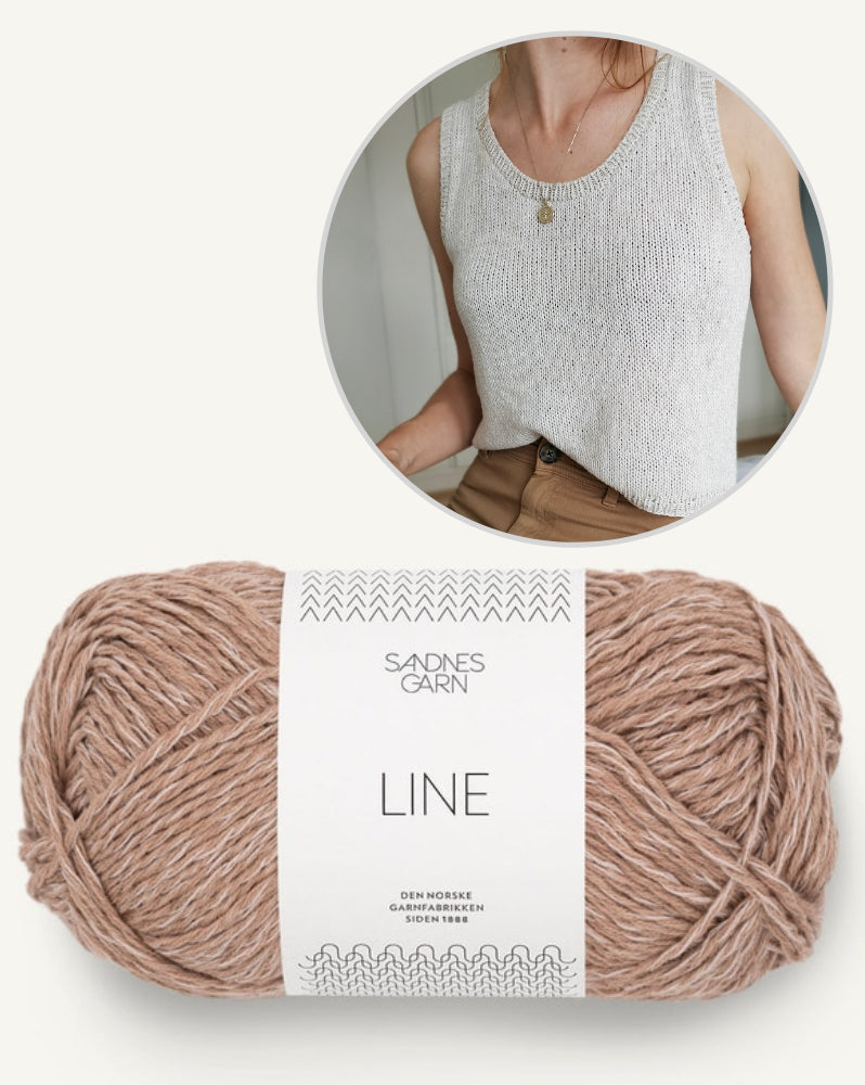 Paula-m Thea Top mit Line von Sandnes Garn 13