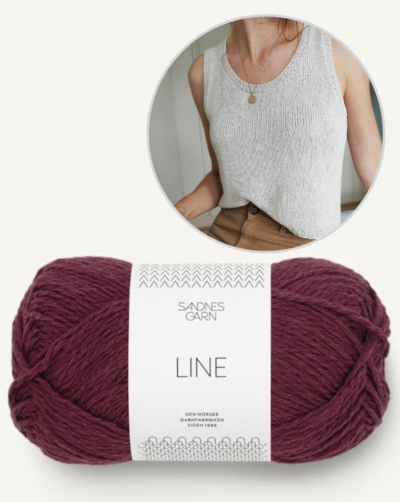 Paula-m Thea Top mit Line von Sandnes Garn 17