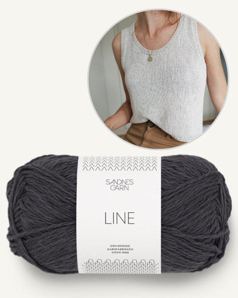 Paula-m Thea Top mit Line von Sandnes Garn 15