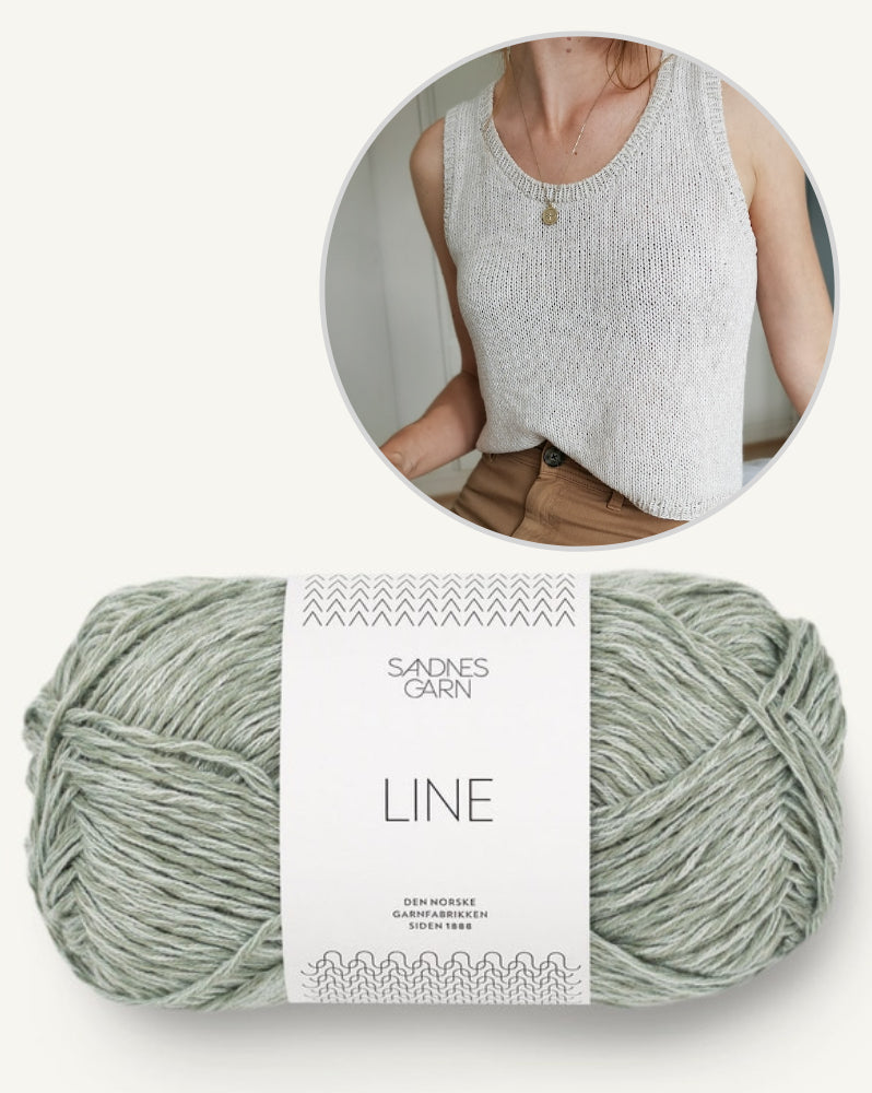 Paula-m Thea Top mit Line von Sandnes Garn 16
