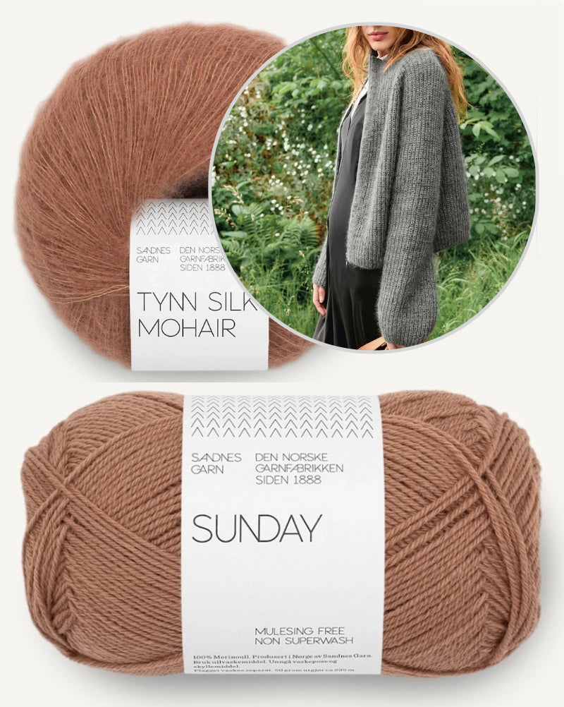 Tia Zipper Jacket | zeitlos cool aus Sunday und Tynn Silk Mohair von Sandnes - 2507 DIY
