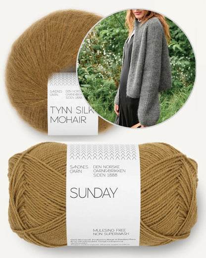 Tia Zipper Jacket | zetilos cool aus Sunday und Tynn Silk Mohair von Sandnes - 2507 DIY