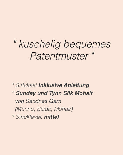 Tia Zipper Jacket Kids | Halbpatentjacke für jeden Tag aus Sunday und Tynn Silk Mohair von Sandnes