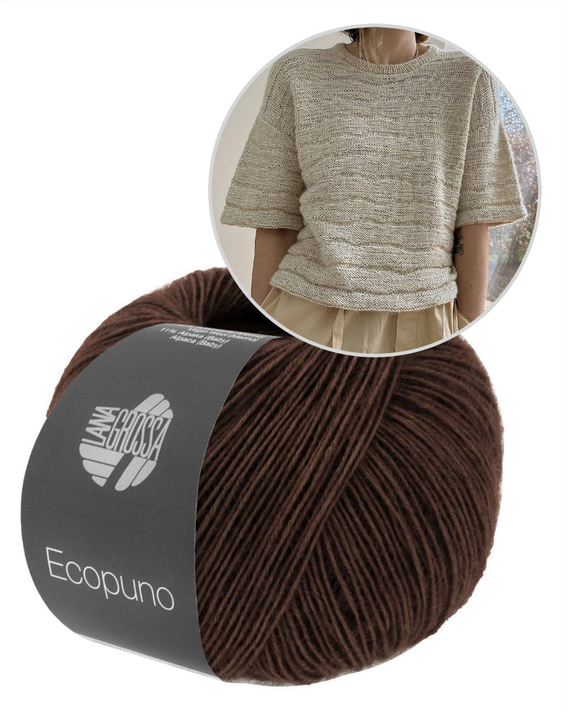 Otherloops Tide Loop Tee einfädig aus Ecopuno von Lana Grossa 15