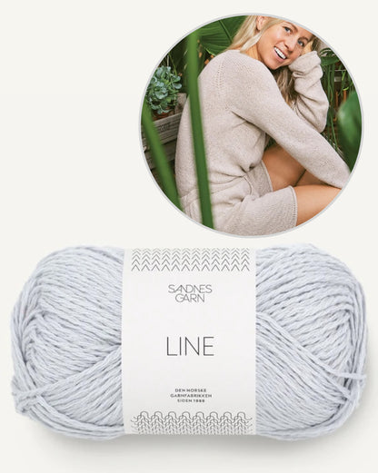 Tiril´s Sommerpullover | lässig seidiger Pullover aus Line von Sandnes Garn mit Gratisanleitung