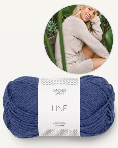 Tiril´s Sommerpullover | lässig seidiger Pullover aus Line von Sandnes Garn mit Gratisanleitung