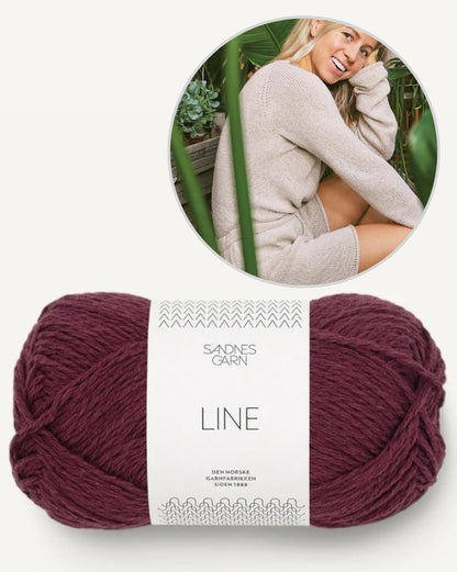 Tiril´s Sommerpullover | lässig seidiger Pullover aus Line von Sandnes Garn mit Gratisanleitung