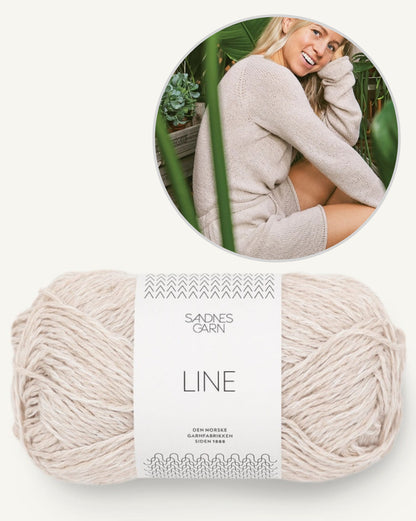 Tiril´s Sommerpullover | lässig seidiger Pullover aus Line von Sandnes Garn mit Gratisanleitung