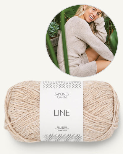 Tiril´s Sommerpullover | lässig seidiger Pullover aus Line von Sandnes Garn mit Gratisanleitung