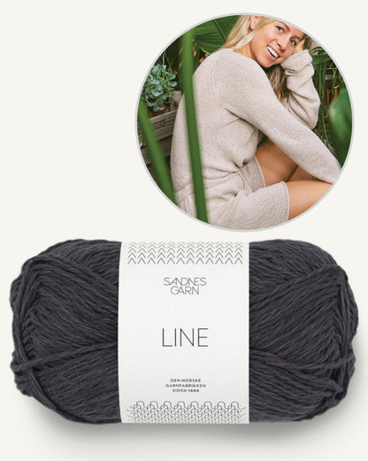 Tiril´s Sommerpullover | lässig seidiger Pullover aus Line von Sandnes Garn mit Gratisanleitung