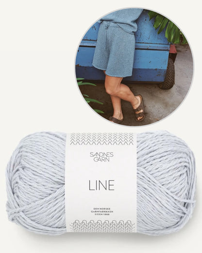 Tiril´s Sommershorts | lässige Shorts aus Line von Sandnes Garn mit Gratisanleitung