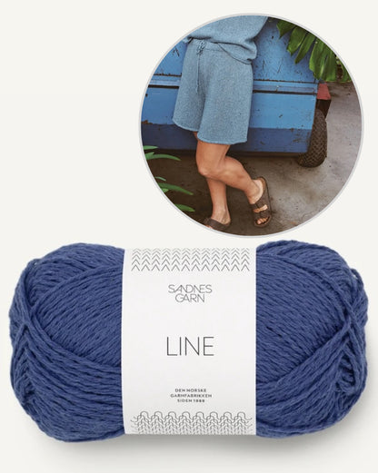 Tiril´s Sommershorts | lässige Shorts aus Line von Sandnes Garn mit Gratisanleitung
