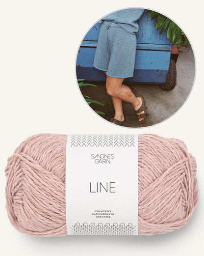 Tiril´s Sommershorts | lässige Shorts aus Line von Sandnes Garn mit Gratisanleitung