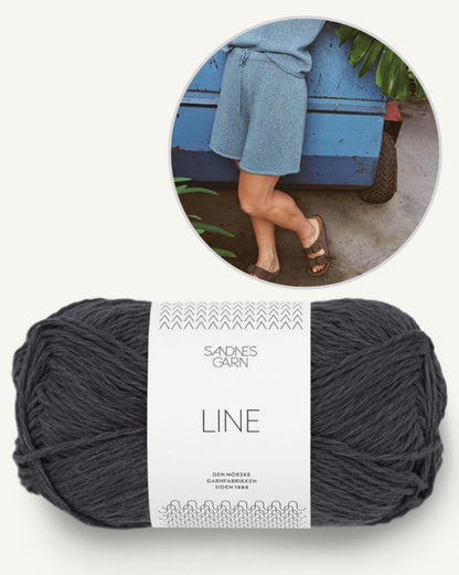 Tiril´s Sommershorts | lässige Shorts aus Line von Sandnes Garn mit Gratisanleitung