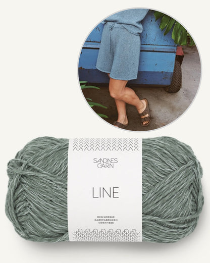 Tiril´s Sommershorts | lässige Shorts aus Line von Sandnes Garn mit Gratisanleitung