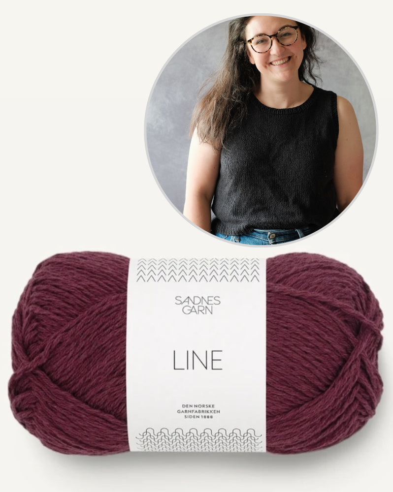 Rebecca Clow Tolsta Tank mit Line von Sandnes Garn 15