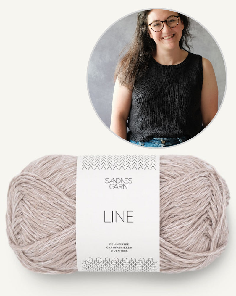 Rebecca Clow Tolsta Tank mit Line von Sandnes Garn 12