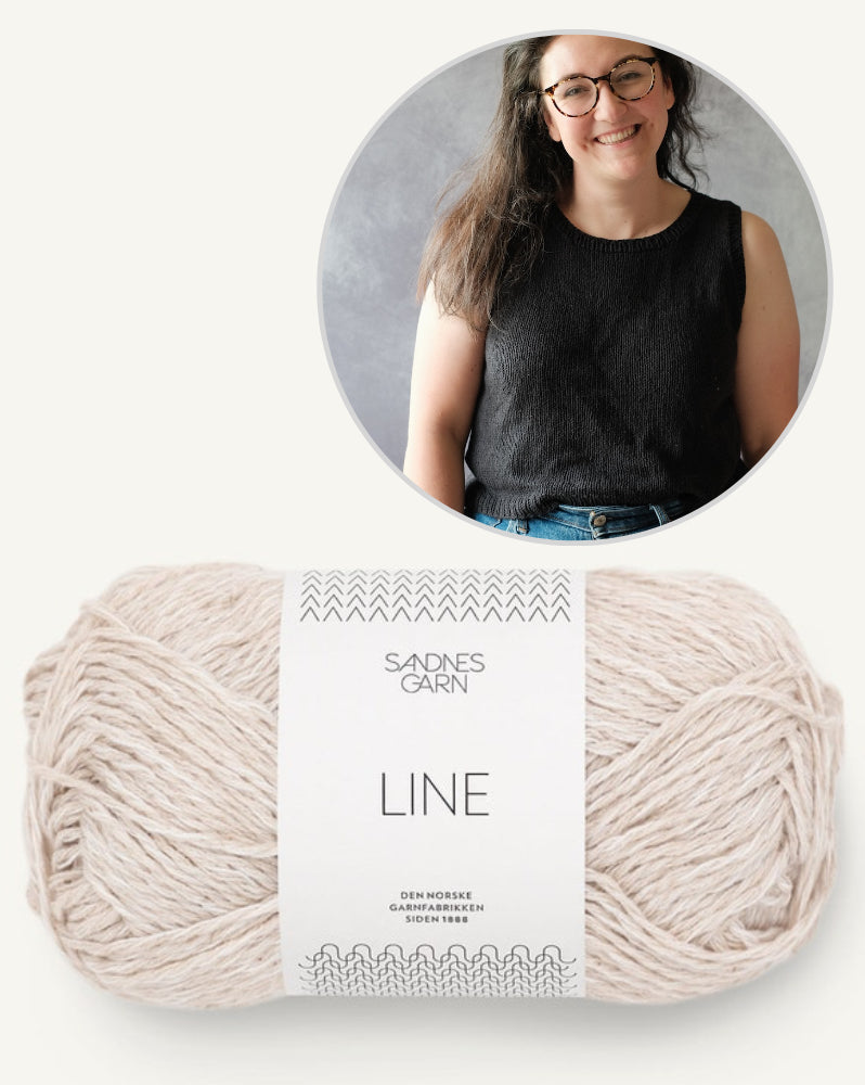 Rebecca Clow Tolsta Tank mit Line von Sandnes Garn 11