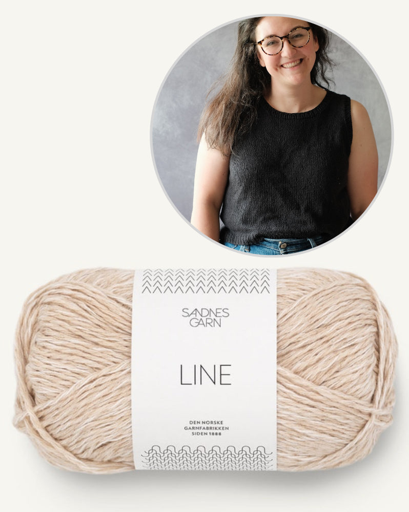 Rebecca Clow Tolsta Tank mit Line von Sandnes Garn 13