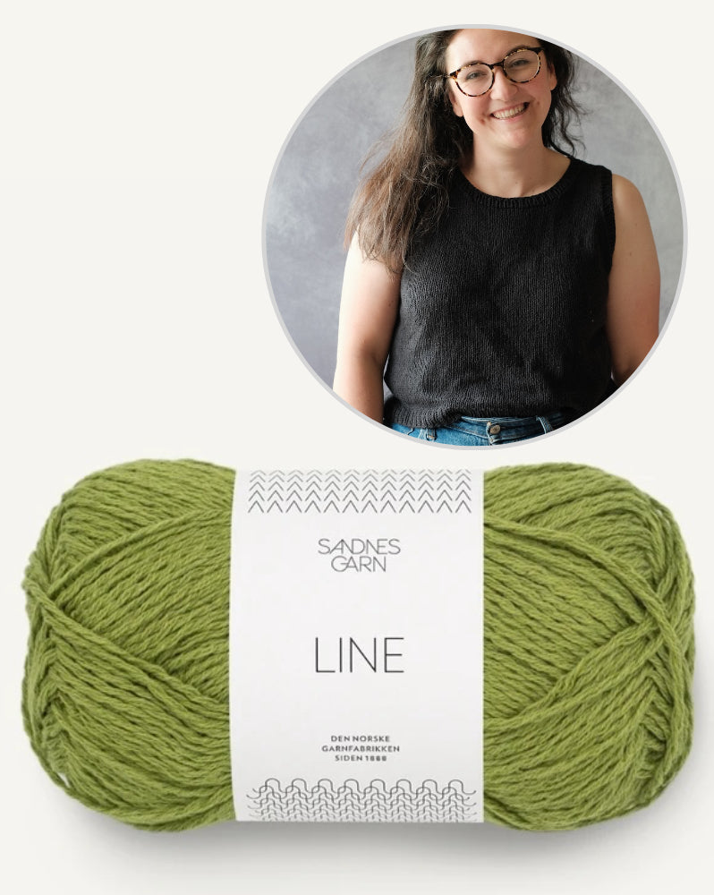 Rebecca Clow Tolsta Tank mit Line von Sandnes Garn 16