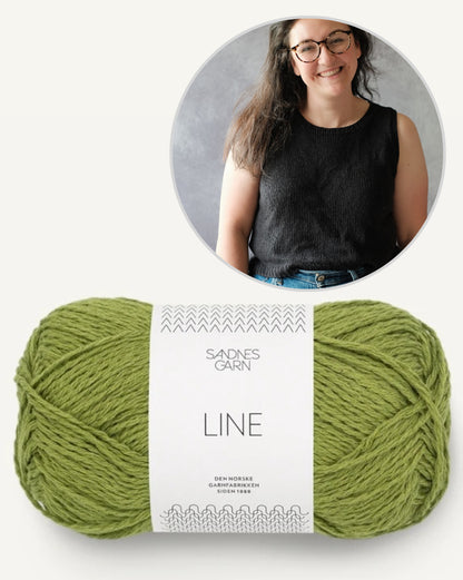 Rebecca Clow Tolsta Tank mit Line von Sandnes Garn 16